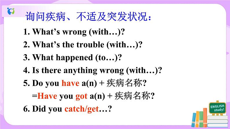 Unit1 What's the matter.SectionA(4a-4c)课件+教案+练习08