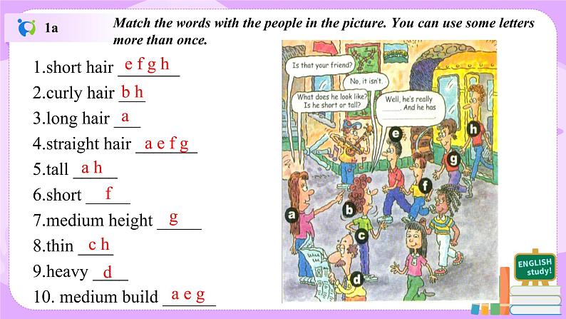 Unit9 What does he look like (第1课时) 课件（送教案练习）04