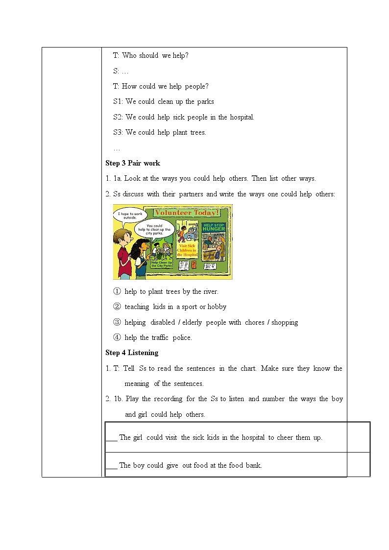 Unit 2 I'll help to clean up the city parks SectionA(1a-1d)课件+教案+练习03