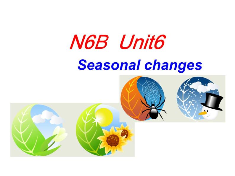 六年级下册英语课件-Unit 6 Seasonal changes｜牛津上海版(共34张PPT)01