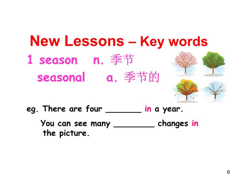 六年级下册英语课件-Unit 6 Seasonal changes｜牛津上海版(共34张PPT)06