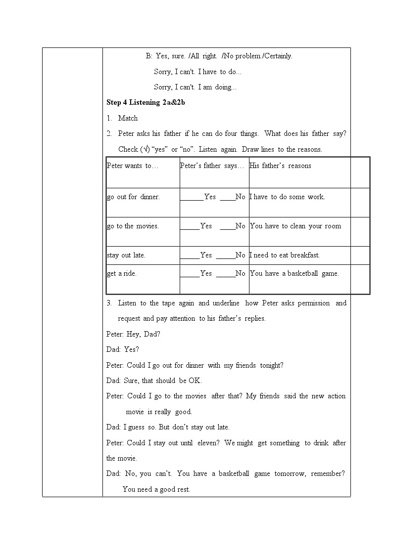 Unit3 Could you please clean your room.SectionA(1a-2d)课件+教案+练习03