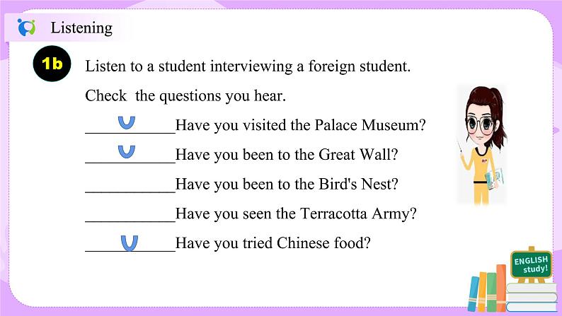 Unit 9 Have you ever been to a museum （第4课时） 课件（送教案练习）04