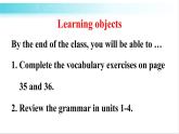 外研版英语九年级下册 Revision module A Vocabulary and grammar 教学课件