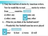 外研版英语九年级下册 Revision module A Vocabulary and grammar 教学课件