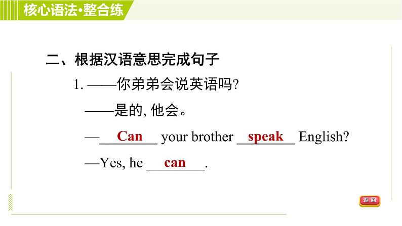 人教版七年级下册英语 Unit1 Period 3 Section A Grammar Focus 习题课件第5页