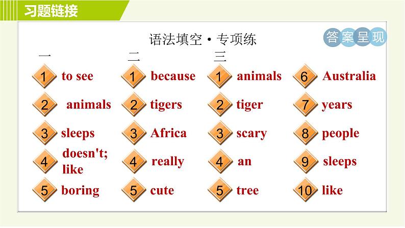 人教版七年级下册英语 Unit5 Period 3 Section A Grammar Focus 习题课件03