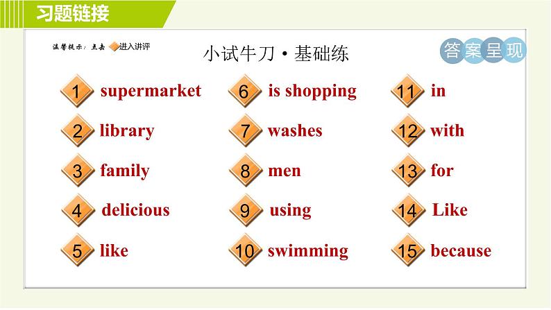 人教版七年级下册英语 Unit6 Period 3 Section B（1a-1e） 习题课件第2页