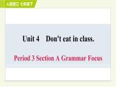 人教版七年级下册英语 Unit4 Period 3 Section A Grammar Focus 习题课件