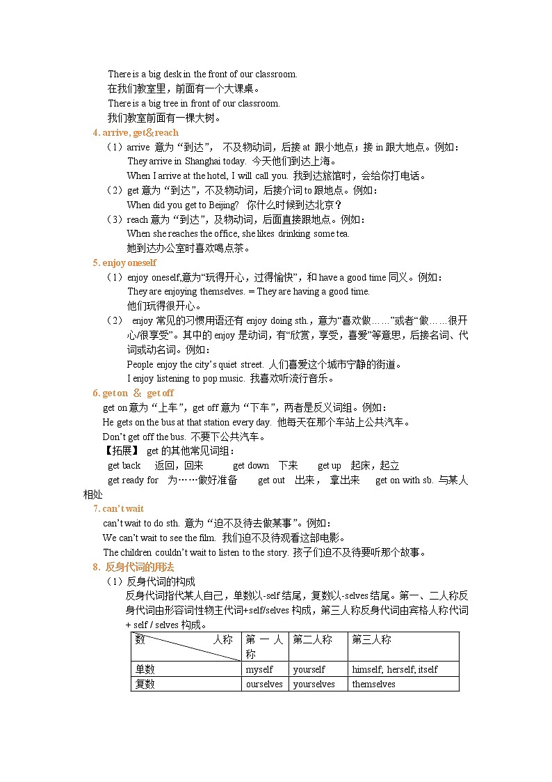 【寒假复习】Unit 3 A day out 词句精讲精练第2页