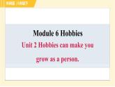 外研版八年级下册英语 Module6 Unit 2 Hobbies can make you grow as a person. 习题课件