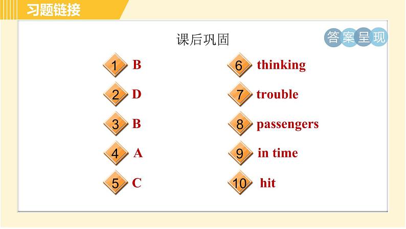 人教版八年级下册英语 Unit1 Period 2 Section A (3a - 3c) 习题课件03