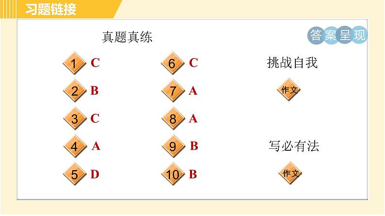 人教版八年级下册英语 Unit2 Period 6 Section B (3a - Self Check) 习题课件04