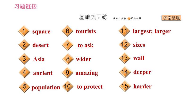 人教版八年级下册英语 Unit7 课时1　Section A(1a－2d) 习题课件02