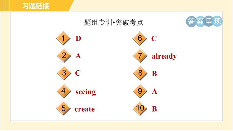 冀教版八年级下册英语 Unit5 Lesson 29 How to Push a Product 习题课件第3页