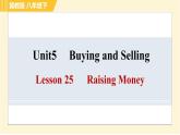 冀教版八年级下册英语 Unit5 Lesson 25 Raising Money 习题课件