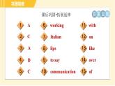 冀教版八年级下册英语 Unit7 Lesson 40 Body Language 习题课件