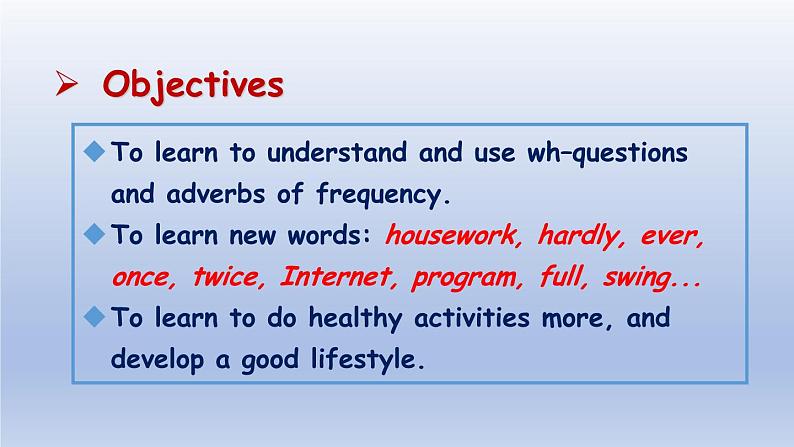 Unit2 How often do you exerciseSectionA 1a-1c-2021-2022学年八年级英语上册 人教版 课件（共26PPT）02