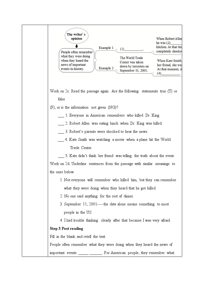 Unit5 What were you doing when the rainstorm came. SectionB(2a-2e)课件+教案+练习03