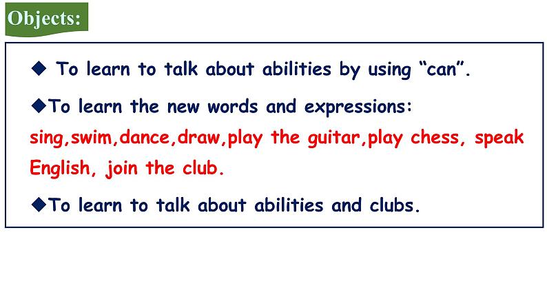 人教新目标七年级下册英语-Unti 1 Can you play the guitar_ Section A 1a-2d课件PPT02