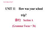 人教版七年级下册英语 Unit11 课时2　Section A (Grammar Focus－3b) 习题课件
