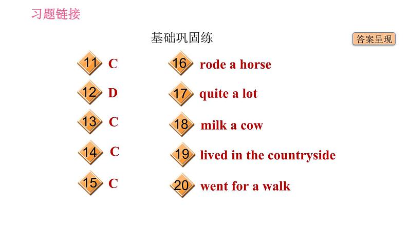 人教版七年级下册英语 Unit11 课时1   Section A (1a-2d) 习题课件03