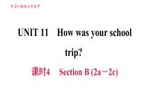 人教版七年级下册英语 Unit11 课时4　Section B (2a－2c) 习题课件