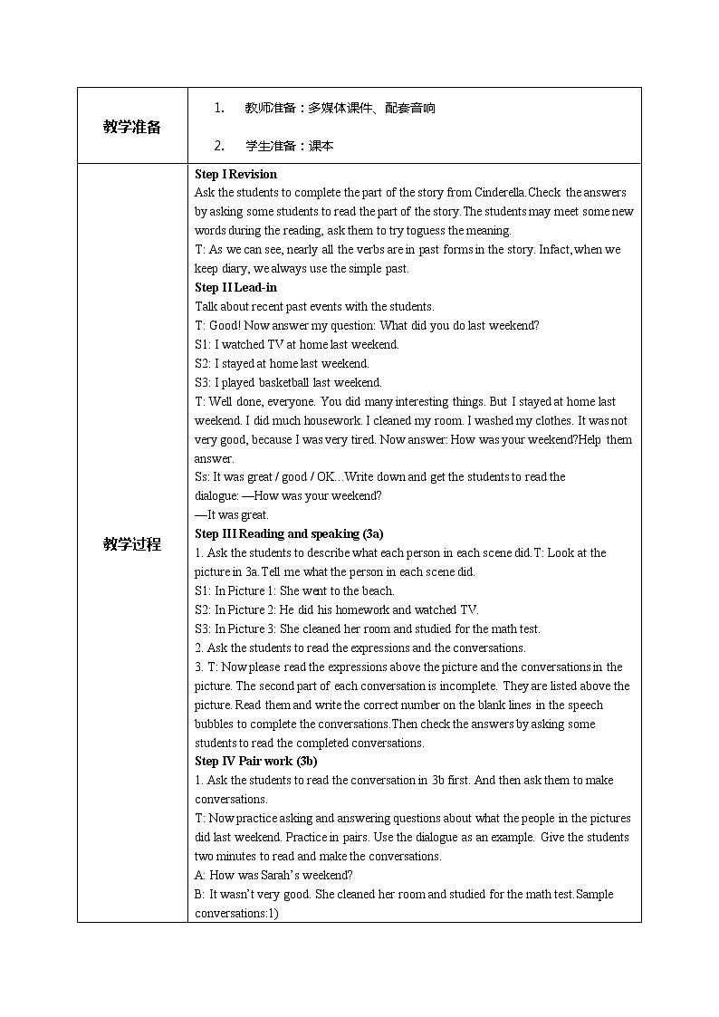 人教版英语七下Unit 11 Section A 第二课时 课件+教案+练习02