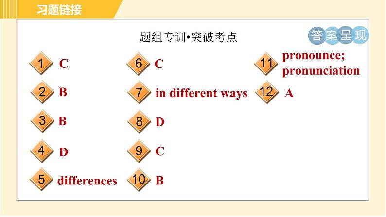 冀教版八年级下册英语 Unit7 Lesson 39 Ring Up or Call 习题课件第3页