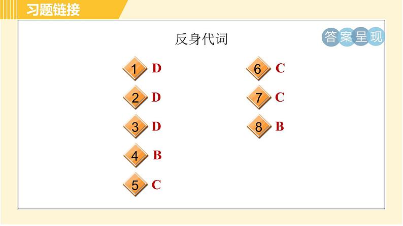 人教版八年级下册英语 专项训练 语法专训 习题课件第5页