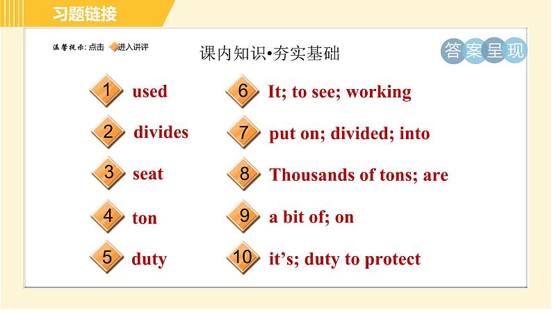 冀教版八年级下册英语 Unit8 Lesson 48 Garbage Is Interesting! 习题课件第2页