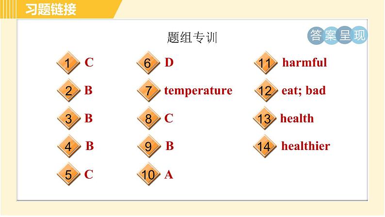 外研版八年级下册英语 Module4 Unit 1 I haven't done much exercise since I got my computer. 习题课件03