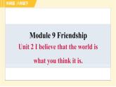 外研版八年级下册英语 Module9 Unit 2 I believe that the world is what you think it is. 习题课件