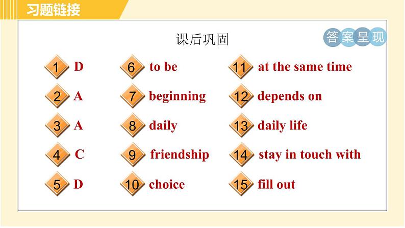 外研版八年级下册英语 Module7 Unit 2 Fill out our form and come to learn English in Los Angeles! 习题课件04