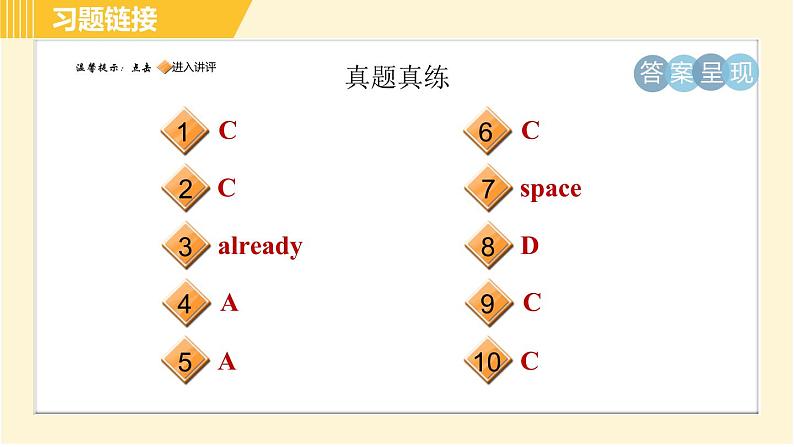 外研版八年级下册英语 Module3 模块整合与拔高 习题课件第2页