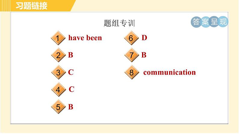 外研版八年级下册英语 Module3 Unit 2 We have not found life on any other planets yet. 习题课件03