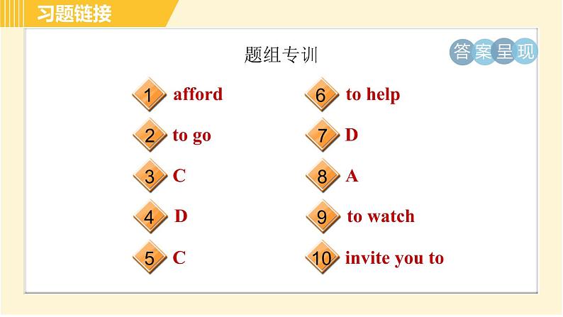 外研版八年级下册英语 Module2 习题课件03