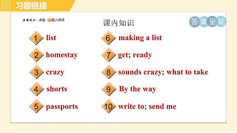 外研版八年级下册英语 Module7 Unit 1 Please write to me and send me some photos 习题课件第2页