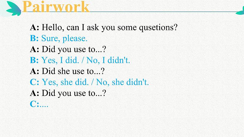 Unit 4 I used to be afraid of the dark. Grammar-2021-2022学年九年级英语全册 人教版 课件（共16张PPT）第4页