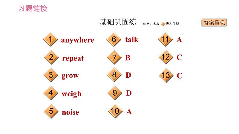 译林牛津版七年级下册英语 Unit8 课时5 Integrated skills & Study skills 习题课件02