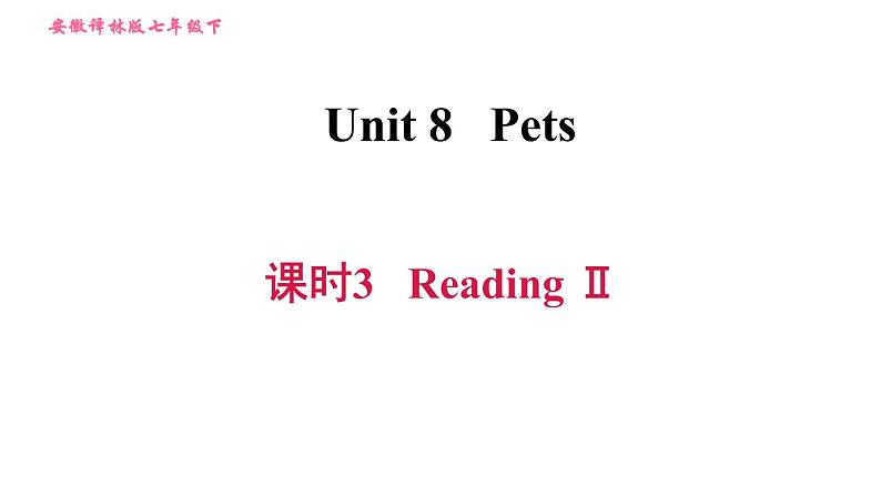 译林牛津版七年级下册英语 Unit8 课时3 Reading II 习题课件01