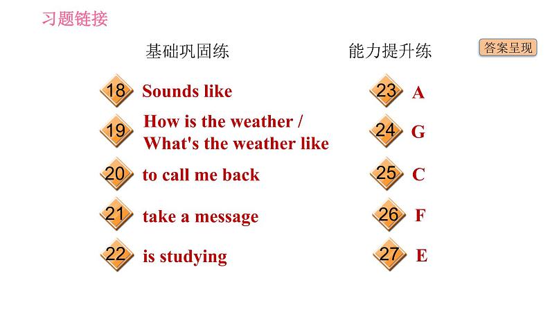 人教版七年级下册英语 Unit7 课时1 Section A (1a-2d) 习题课件03