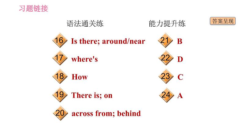 人教版七年级下册英语 Unit8 课时2 Section A (Grammar Focus-3c) 习题课件第3页