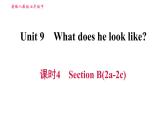 人教版七年级下册英语 Unit9 课时4 Section B (2a－2c) 习题课件