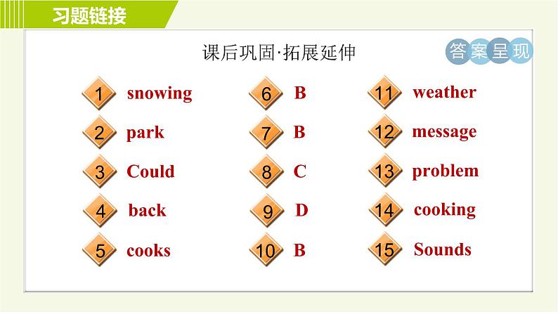 人教版七年级下册英语 Unit7 Period 1 Section A ( 1a-2d ) 习题课件03