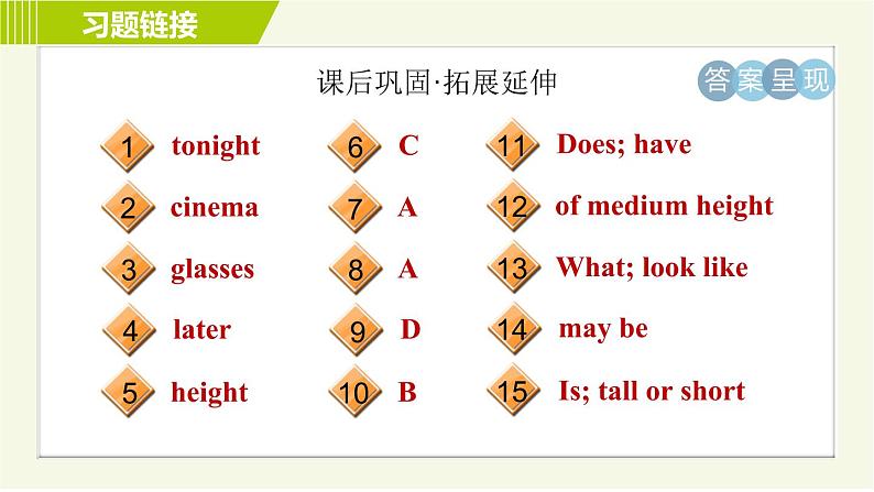 人教版七年级下册英语 Unit9 Period 1 Section A ( 1a-2d ) 习题课件03