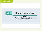 人教版七年级下册英语 Unit11 Period 1 Section A ( 1a-2d ) 习题课件