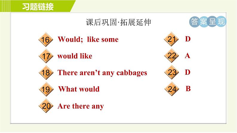 人教版七年级下册英语 Unit10 Period 2 Section A ( Grammar Focus-3c ) 习题课件04