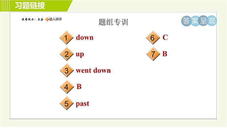 外研版七年级下册英语 Module 6 Unit 3 Language in use 习题课件第2页