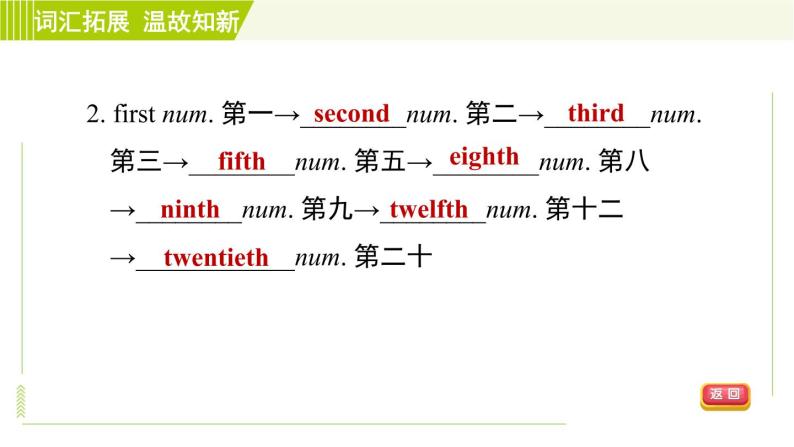 鲁教版六年级下册英语 Unit 1 Period 4 Section B(3a－Self Check) 习题课件05